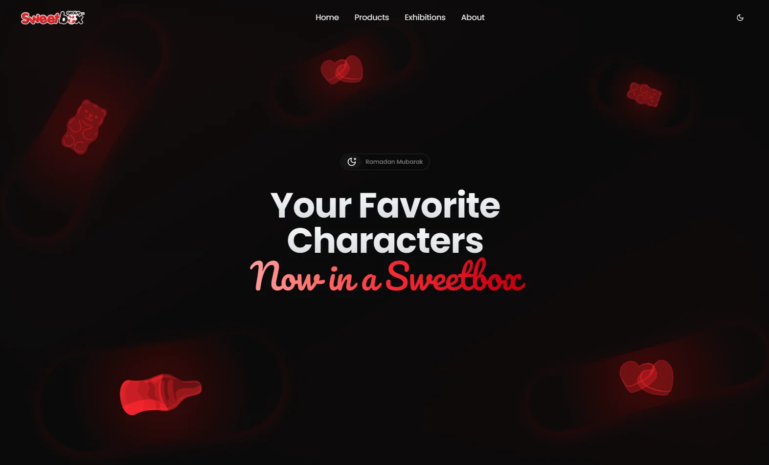 Sweetbox Group corporate website homepage